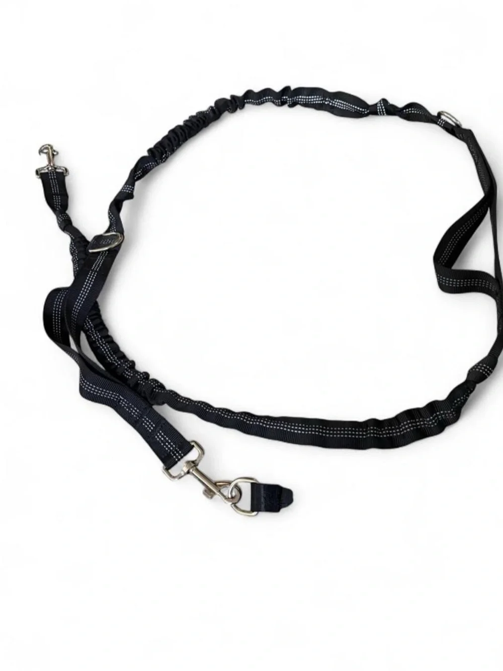 Pecute Hands Free Dog Walking Belt Bungee Leash Waist Pack Bag Bottle Holder